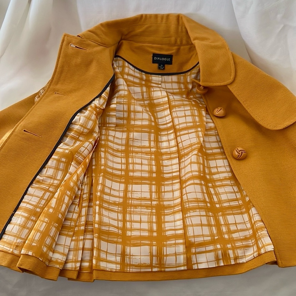 DIALOGUE / Vintage / Mustard Yellow Jacket - Picture 6 of 12